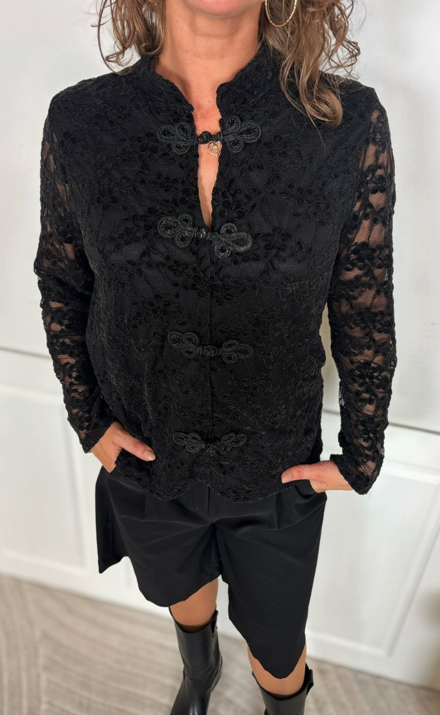 Marta Du Chateau Bluse - Senecia - Black